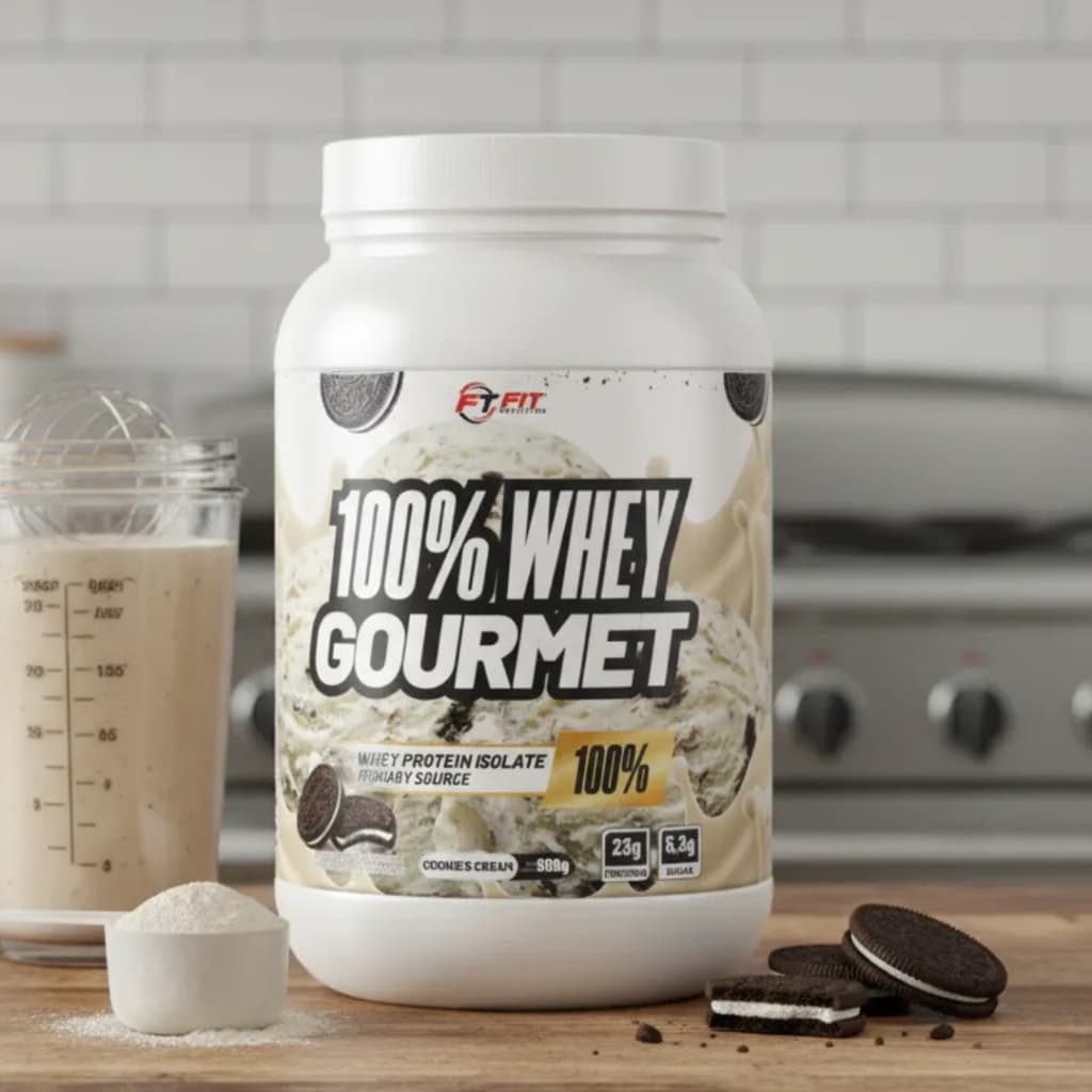 Whey Protein Gourmet 100% Concentrado Isolado Whey de 23g Proteína
