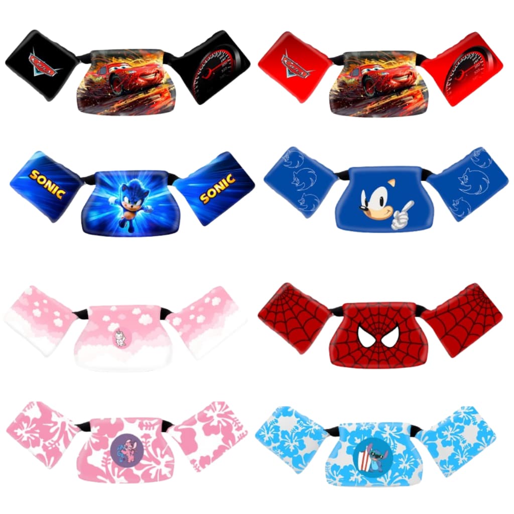 Salva Vidas Infantil Boia Infantil Colete Infantil Boia Salva Vidas Heróis Personagens Boia De Braço Reforçado