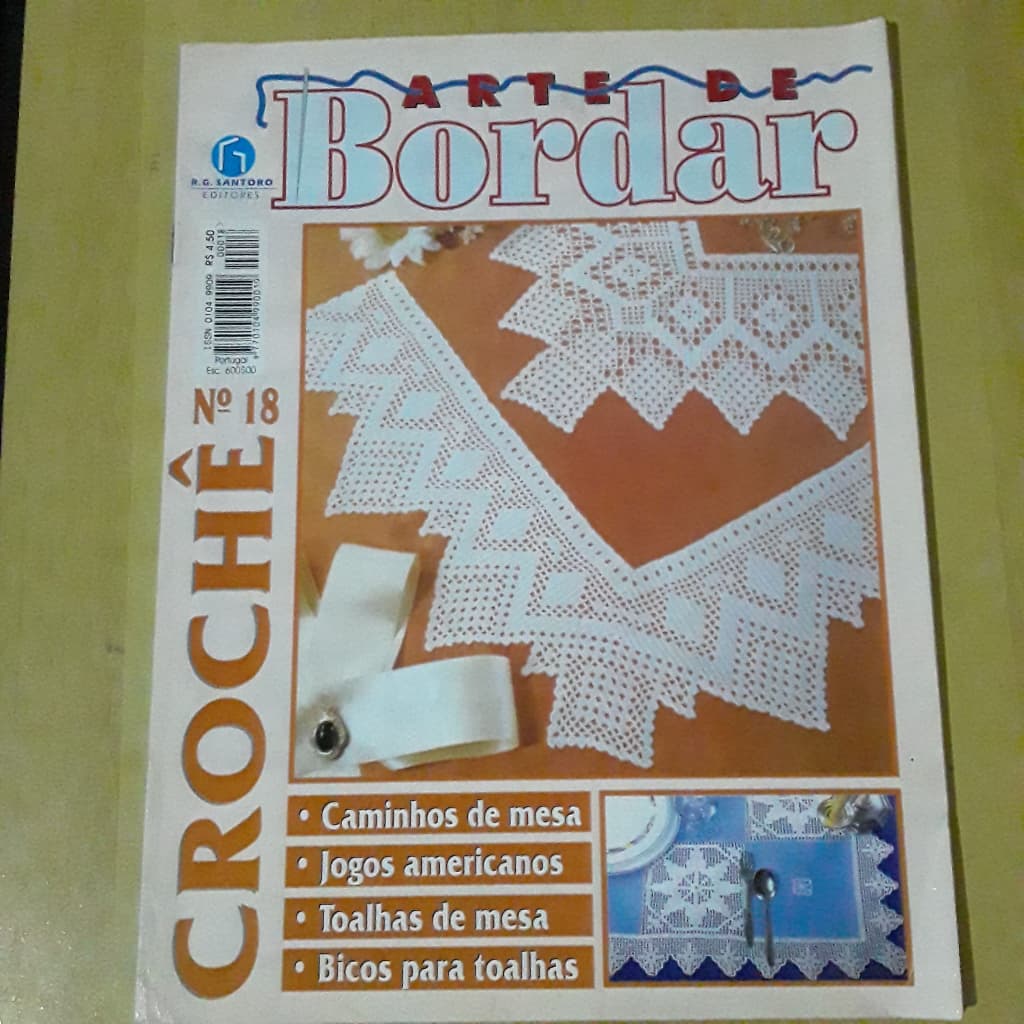 PL68 REVISTA ARTE DE BORDAR Nº18 CROCHÊ
