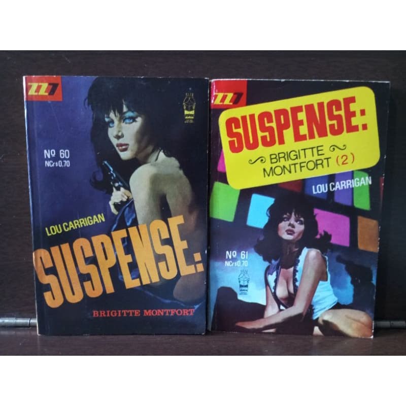 Livros Suspense: Brigitte Montfort  1 e 2 - Lou Carrigan