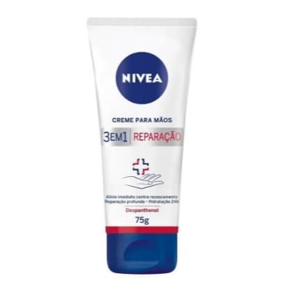 NIVEA Creme para Mãos Reparação 75g - Alívio Imediato e Hidratação Profunda
