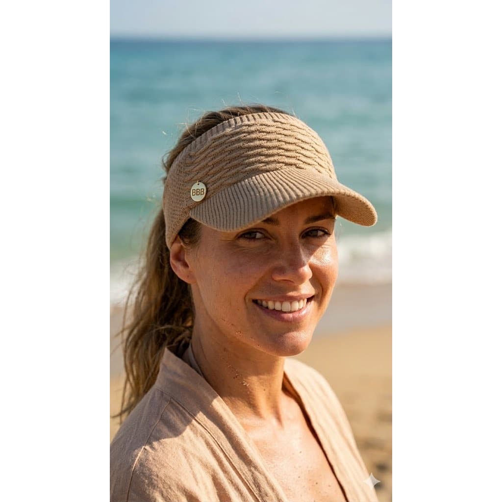 Viseira Feminina Sport Moda Praia Academia Corrida Caminhada Proteção Solar Ajustável Confortável