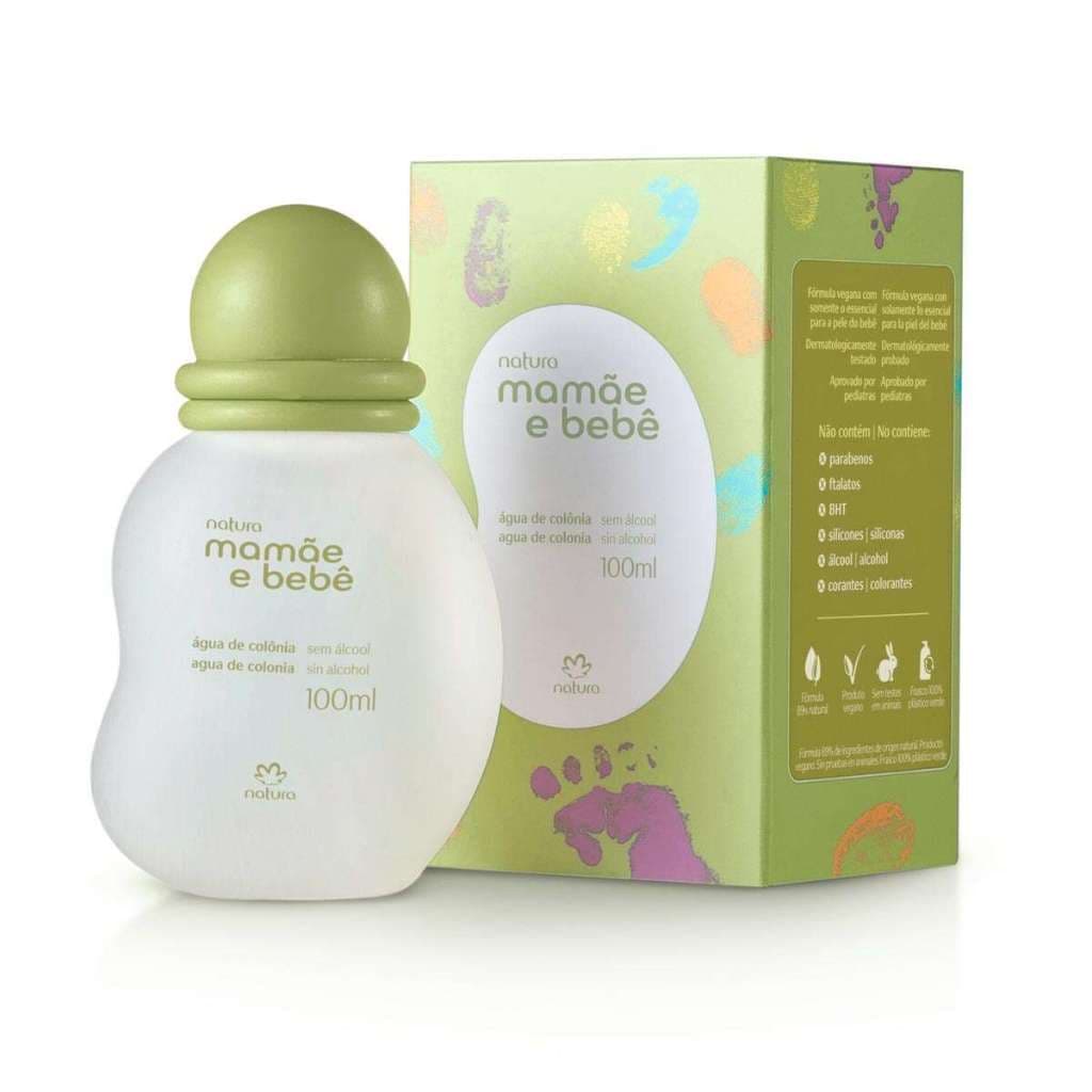 Água de Colônia Natura Mamãe e Bebê 100ml