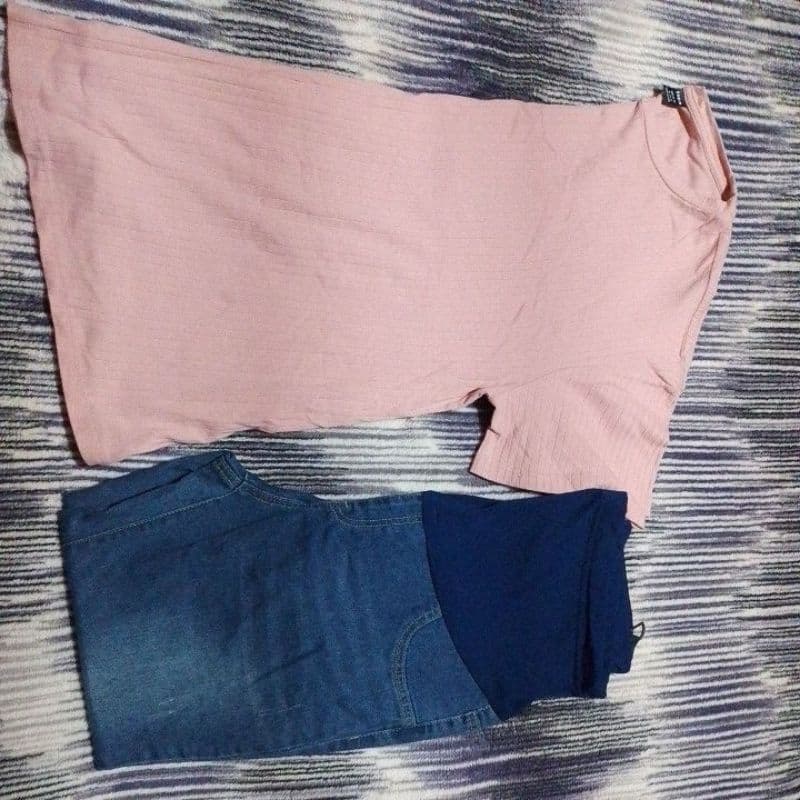 calça e blusa para gestante GG