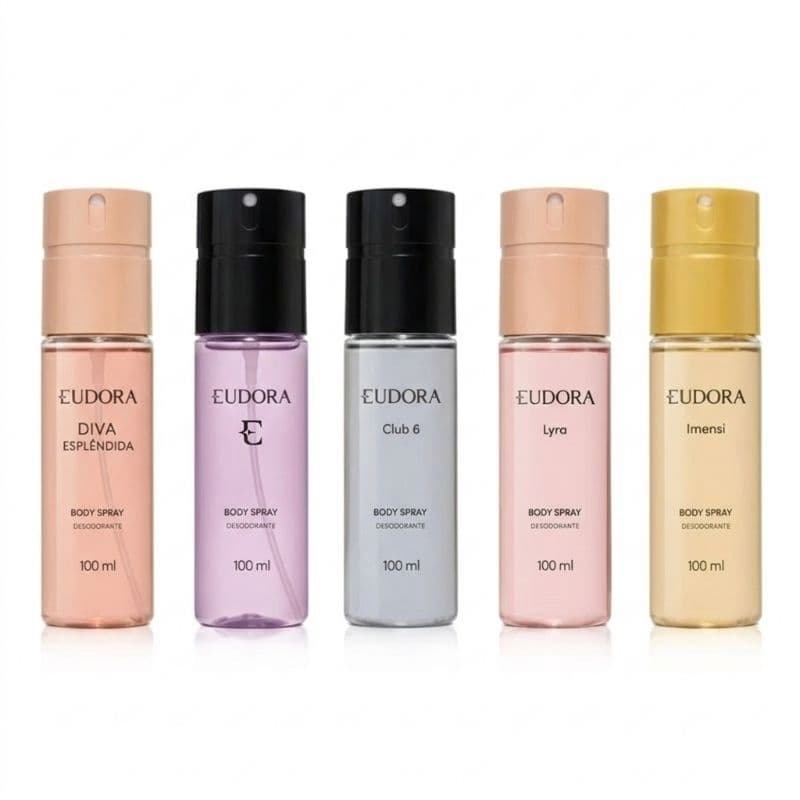 Body Spray Eudora Club 6 Imensi Diva Esplêndida Magnific 100ml