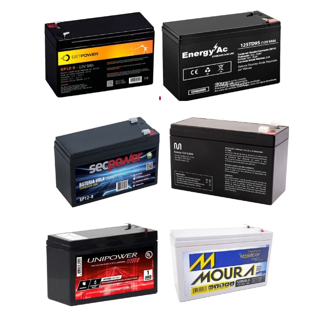 Alarme Bateria 12v 9ah No Break Multimarcas