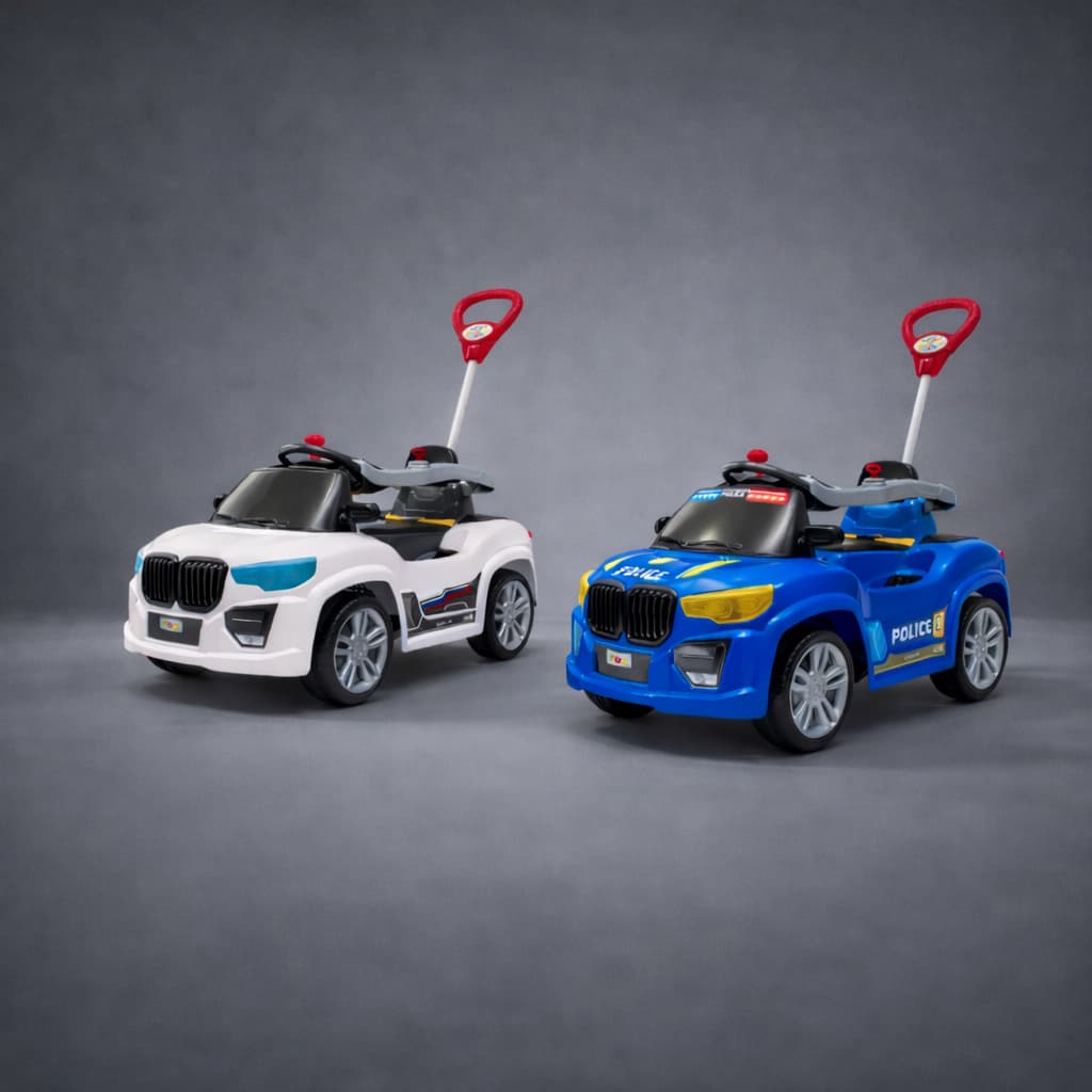 Carrinho Passeio e Pedal BM CAR - Branco - Maral