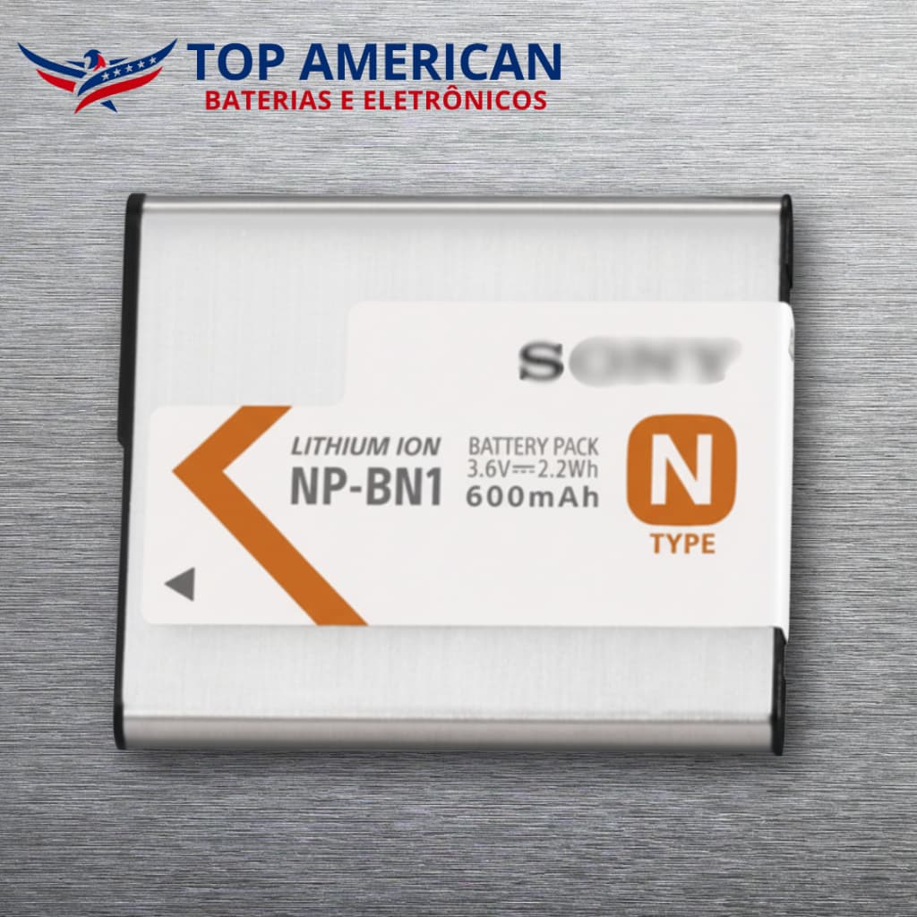 Bat ( NP-BN1 ) Compatível Sony ccd w320/570 TX55/66/100/10  + NF + Entrega Direta