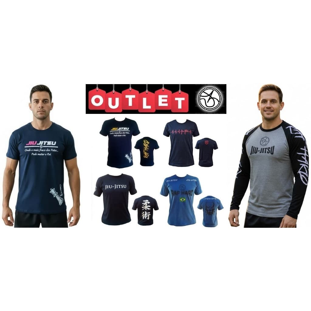 Camisas Jiu-jitsu & Judô (Outlet)