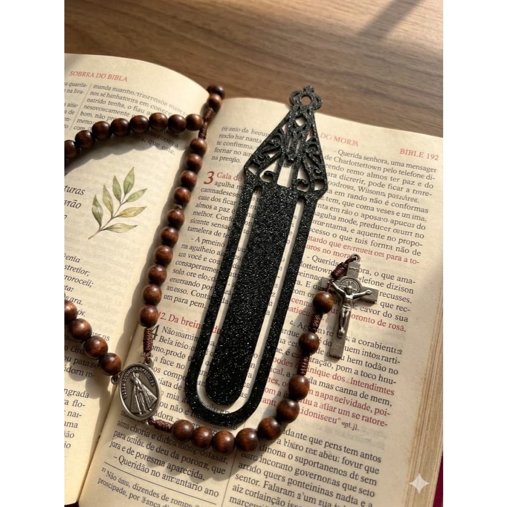 kit 4 marcadores de página para Bíblia e Livros - Nossa Senhora Aparecida