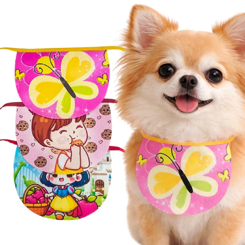 Babador Pet Fêmea Cetim p/ Banho e Tosa 10, 30 ou 50 Unidades Pet Shop Tamanho Único p/Cães e Gatos