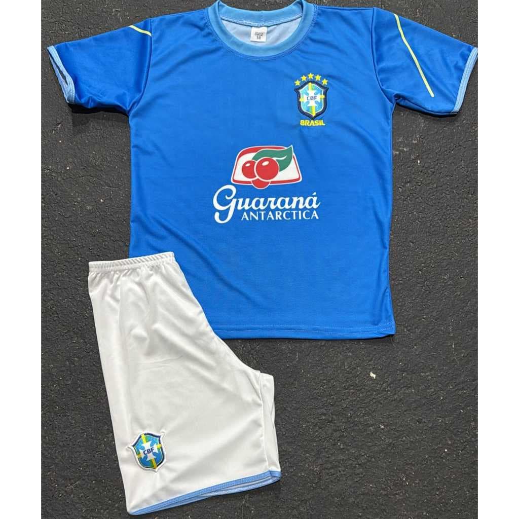 Conjunto Infantil do Brasil com Escudo Bordado – Do 02 ao 14