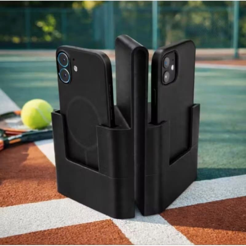 Suporte Celular para Rede de Tênis e Beach Tennis - Gravação Horizontal e Vertical