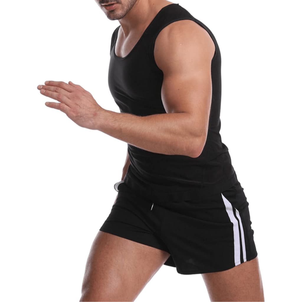 Camiseta Queima Gordura Calorias Térmica Camisa Masculino Modelo Regata Slim Fitness Mais Suor Acelera Queima de Peso