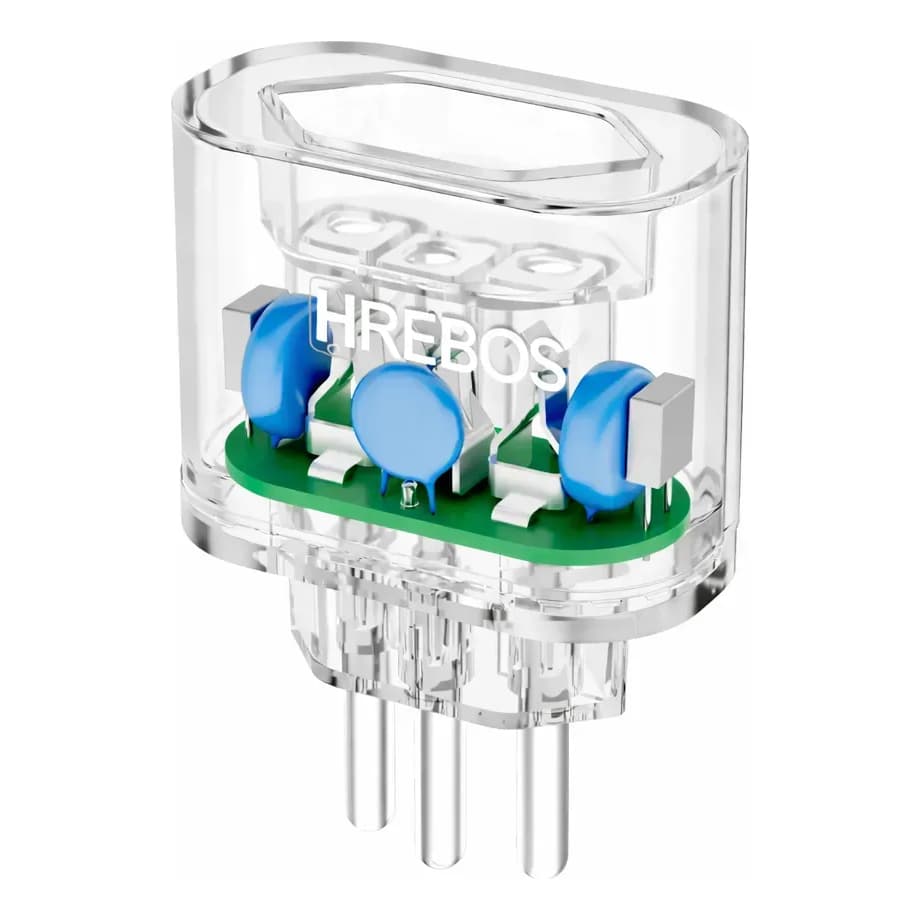Protetor De Surto Dps 3 Pinos 20a Hrebos Anti Raio Bivolt 127/220V