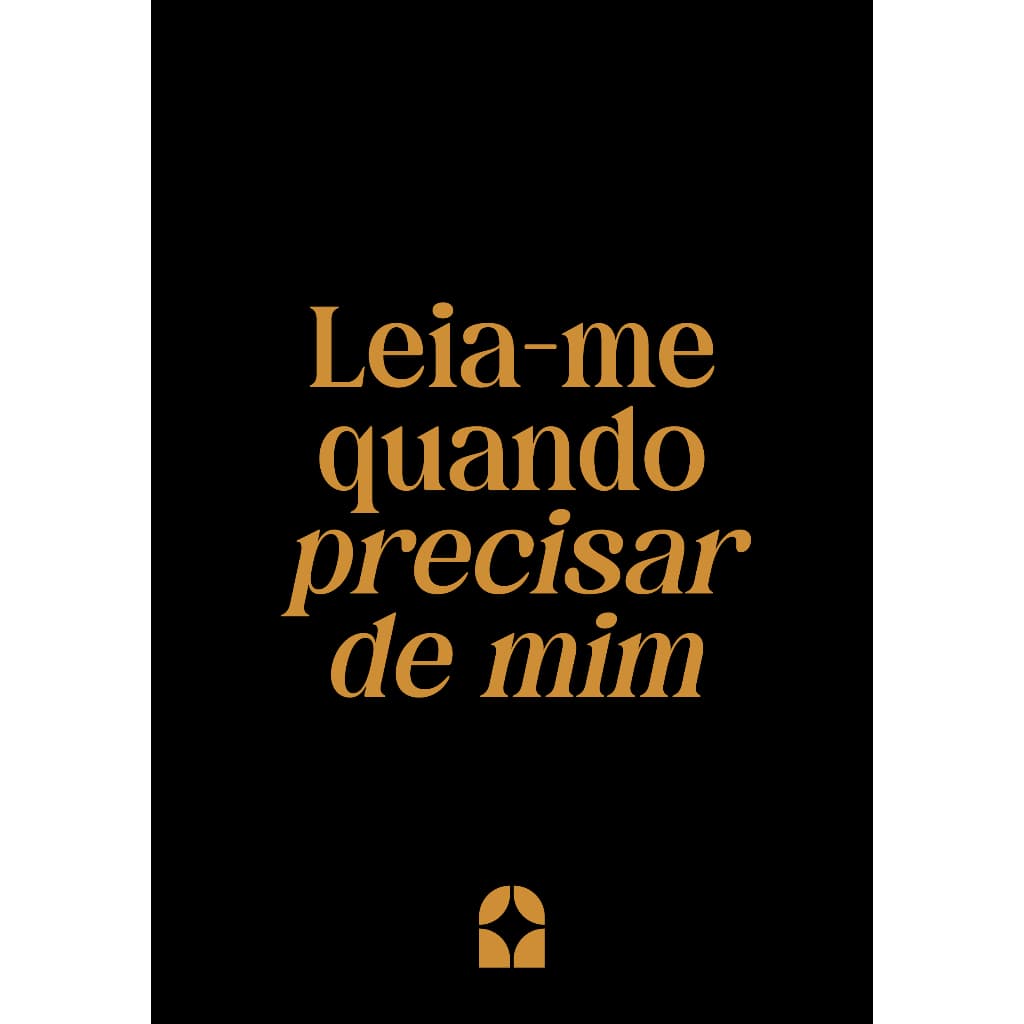 Livro leia-me quando precisar de mim (capa dura)