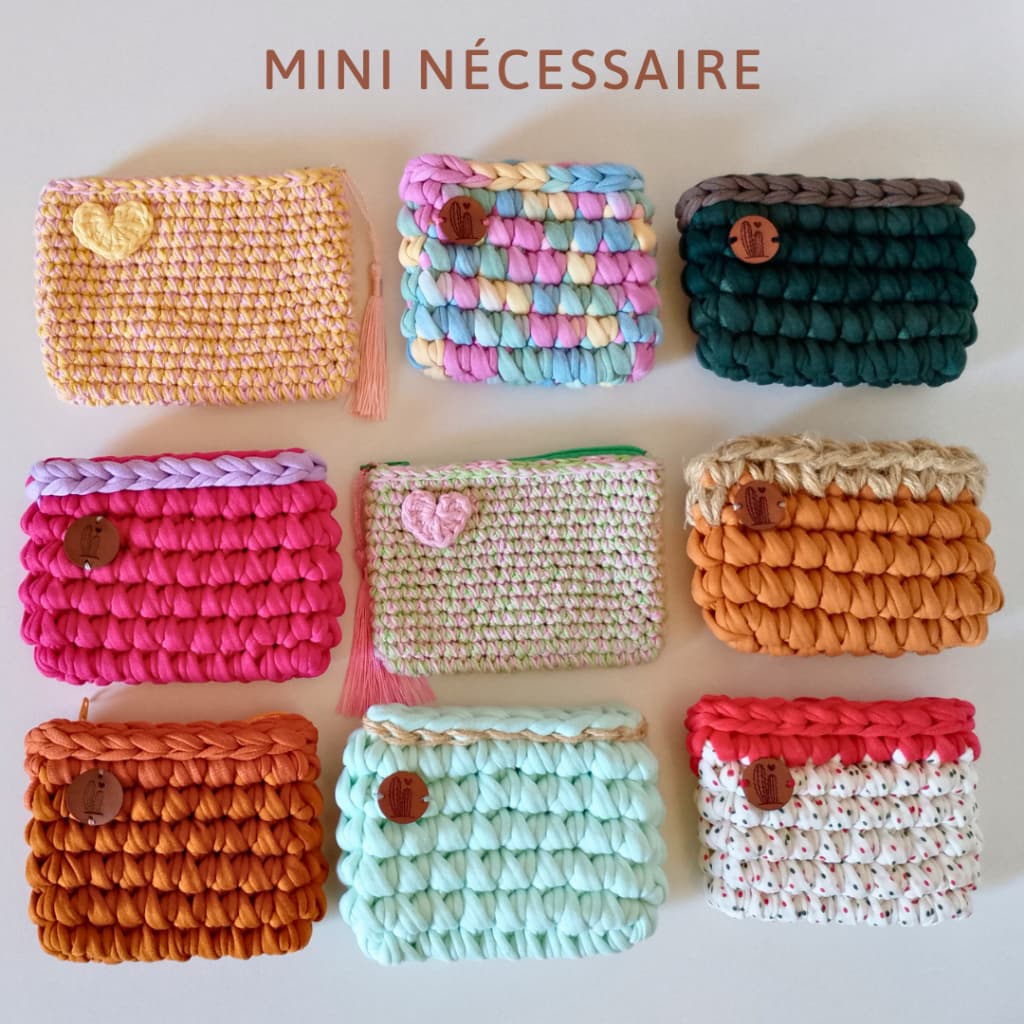 Mini Nécessaire de Crochê