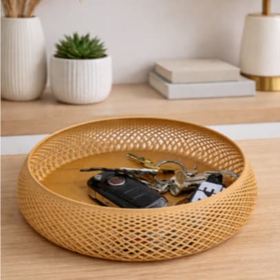 Porta Objeto Multiuso Decorativo Moderno Organizador , Porta Treco Para Chaves, Carteira , Celular