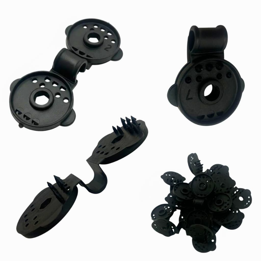 Kit 50 Fixador Plástico Presilhas De Tela, Sombrite Ou Lonas