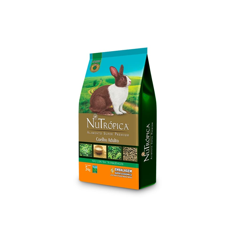 Ração Extrusada Nutrópica Coelho Adulto 5kg