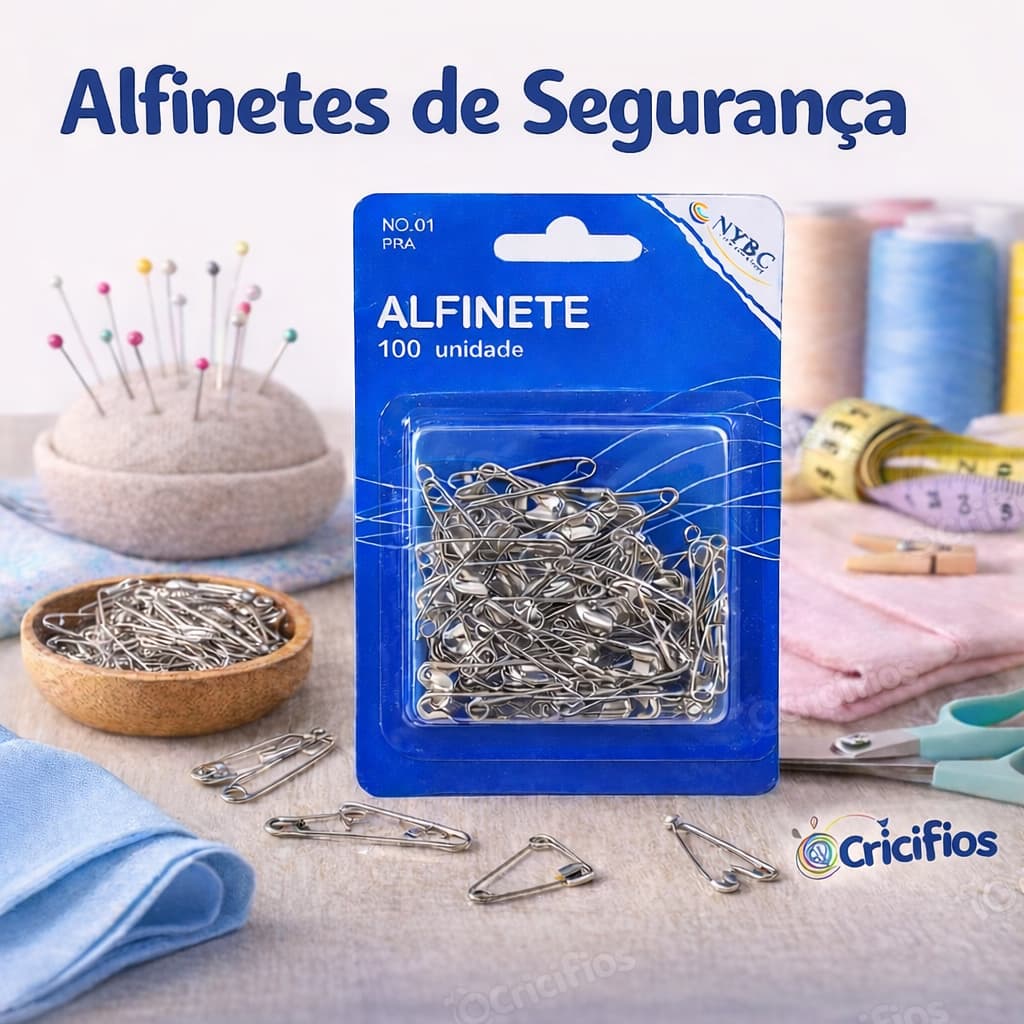 Alfinetes de Segurança NYBC Nº00 | Nº01 | Nº02