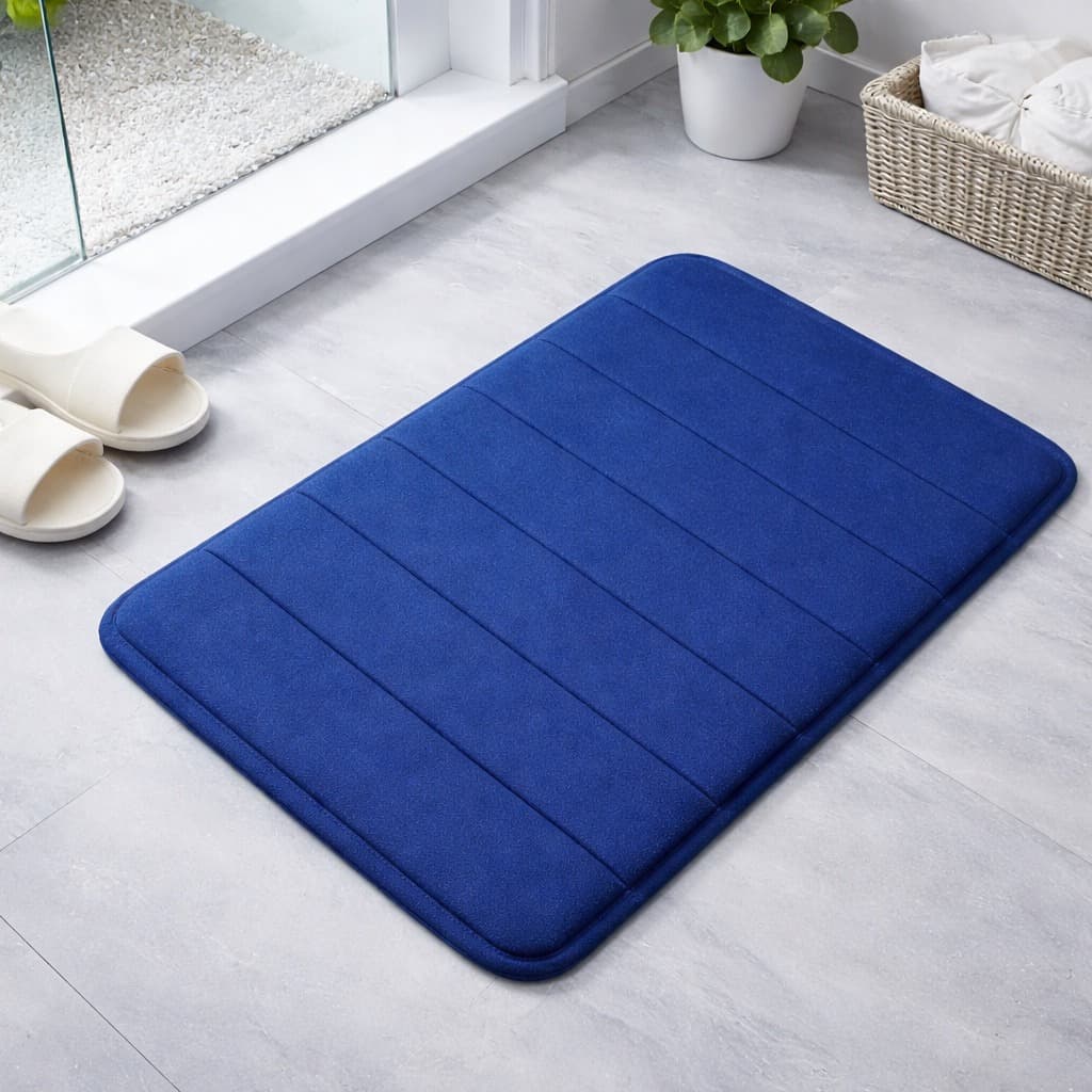 Tapete Banheiro Antiderrapante Super Macio 60 x 40cm Varias Cores