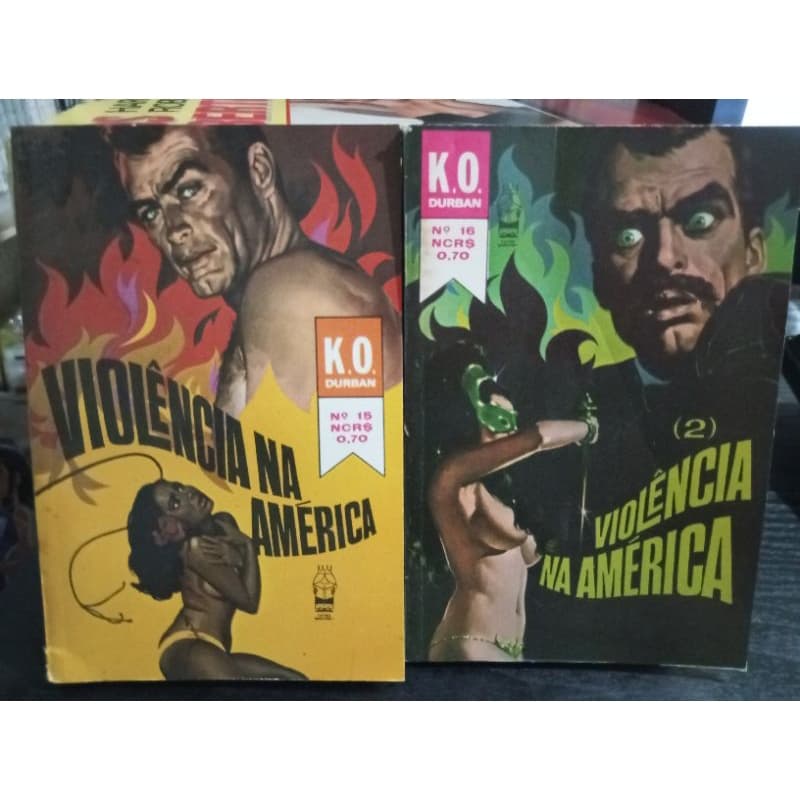 Livros Violência Na América Volumes 1 e 2 de K.O. Durban