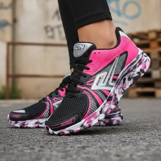 Tênis Esportivo Caminhada Corrida Academia Fitness Confortável Leve Respirável Treino Casual