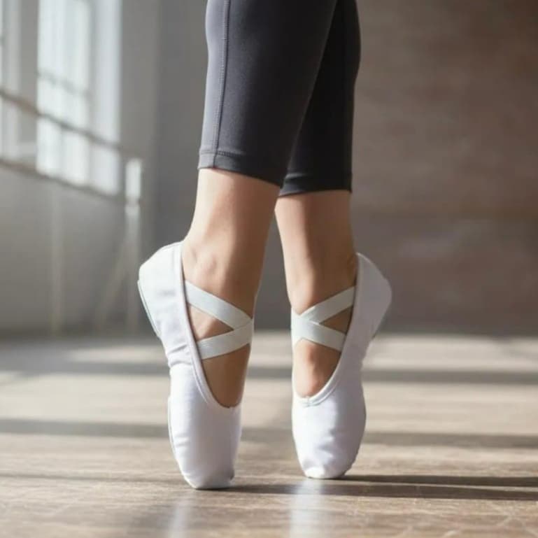 SAPATILHA BALLET DANÇA JAZZ MEIA TECIDO LONA ELASTICO DUPLO X INFANTIL JUVENIL ADULTO FABRICA BALLET