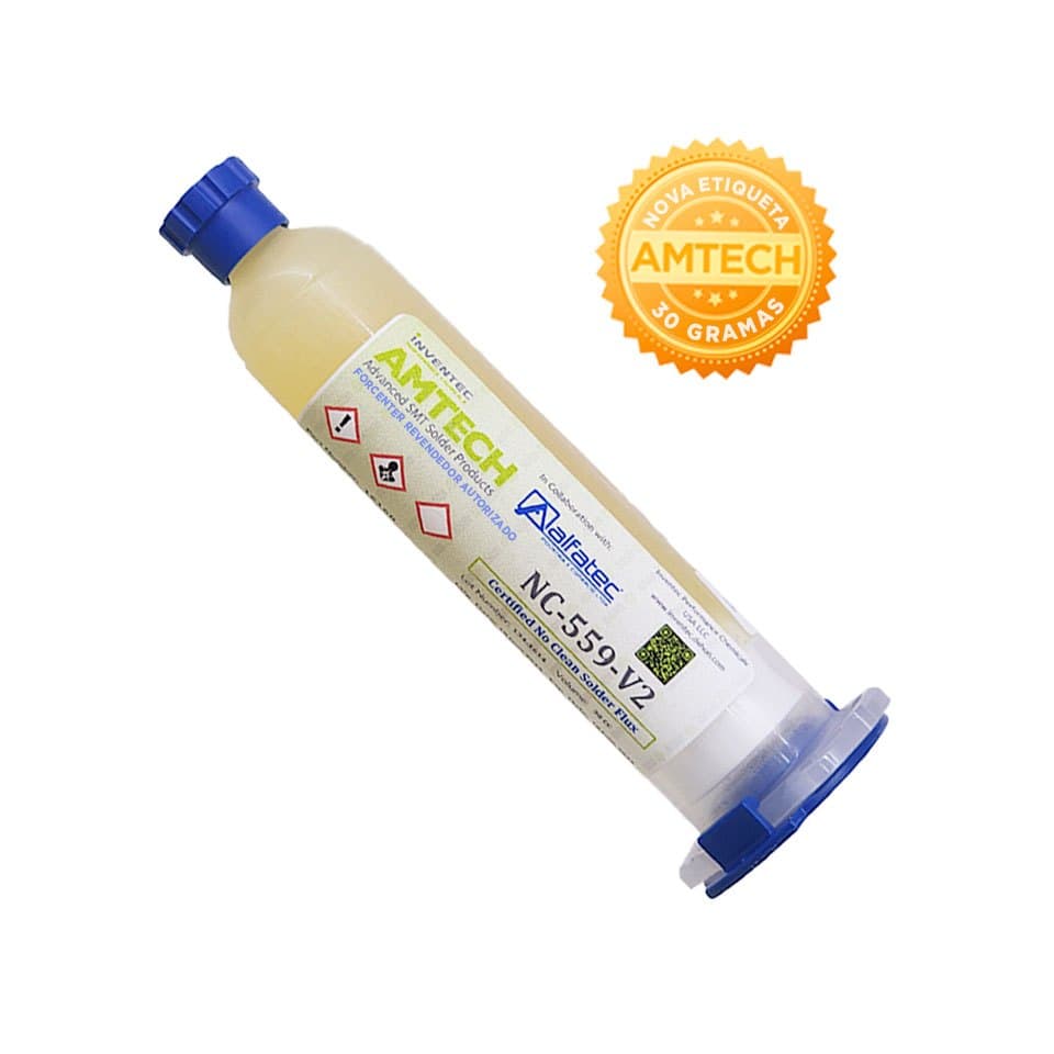 Fluxo de Solda Em Pasta 30g NC-559 Amtech Original 2027