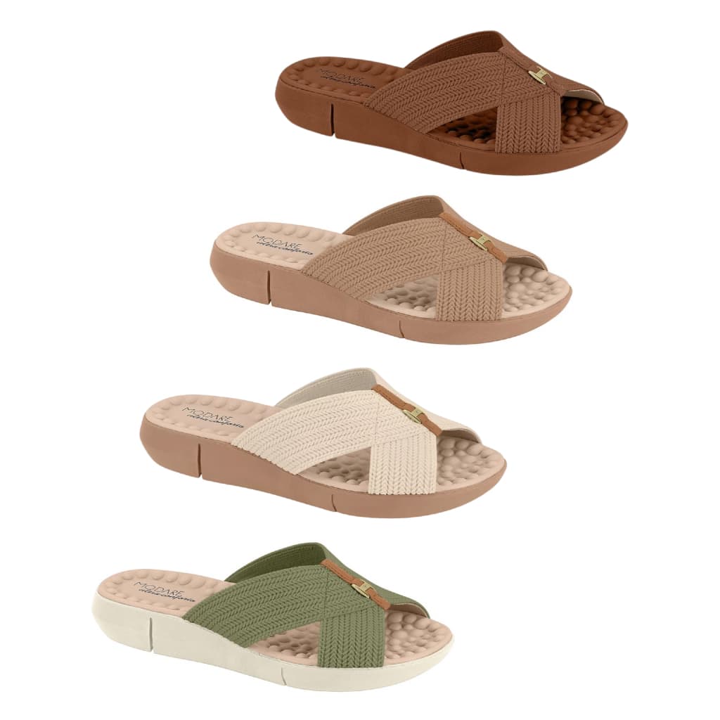 Chinelo Feminino Modare Ortopédico Esporão Massageador Macio