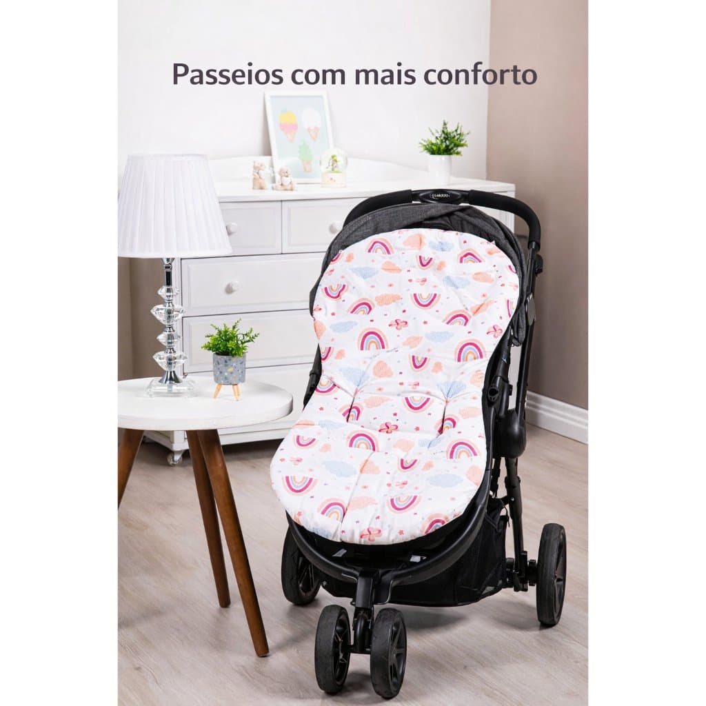 Colchonete para Carrinho de Bebê Confortável | Macio e Universal