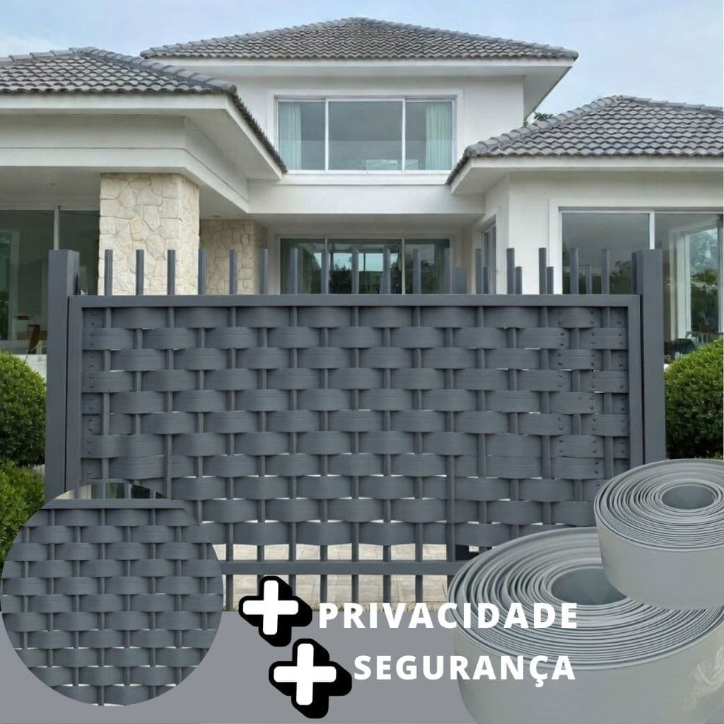 Protetor de Portão Varias Cores  (Tam: 50, 25 ou 10m de comp X 7 cm de altura)