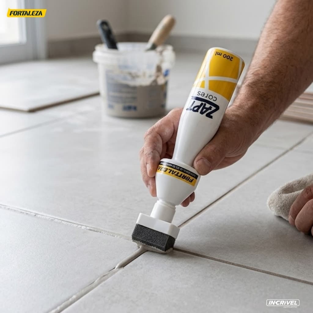 Rejunte Construção Fortaleza Zapt Cores Tinta Rejunte Piso Porcelanato Cerâmica Líquido Vidros