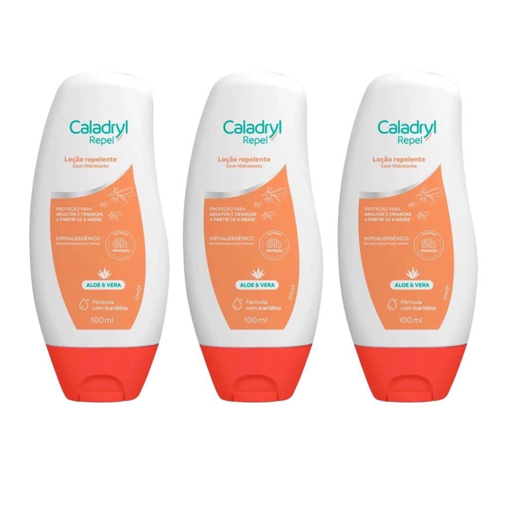 Repelente Caladryl Repel com icaridina 100ml - Envio Rápido
