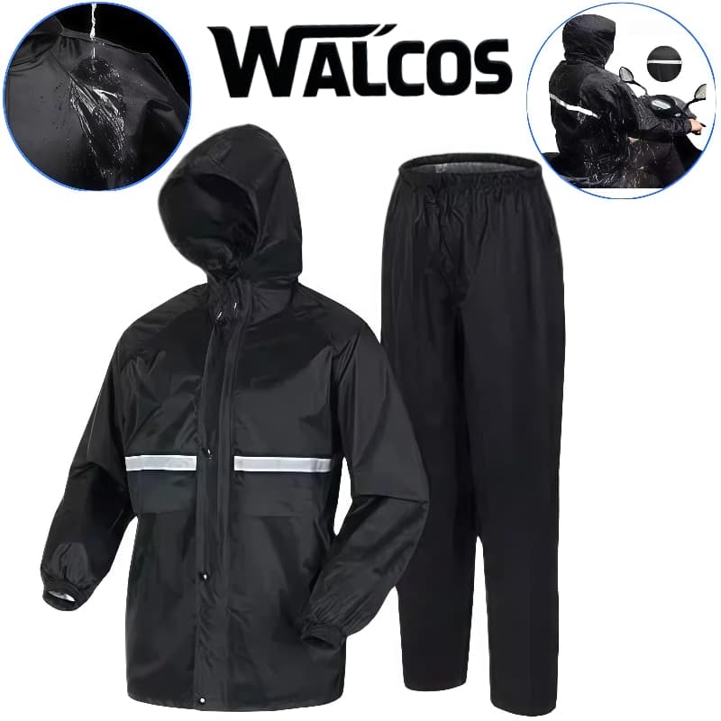 Capa À Prova De Vento E Chuva Para Motocicletas Com Capuz Removível