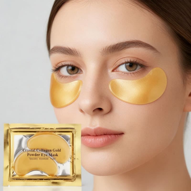 Kit Máscaras de Colágeno Trata Olheiras Adesivo Antirrugas Gel Pads Skin Care Tratamento Olhos