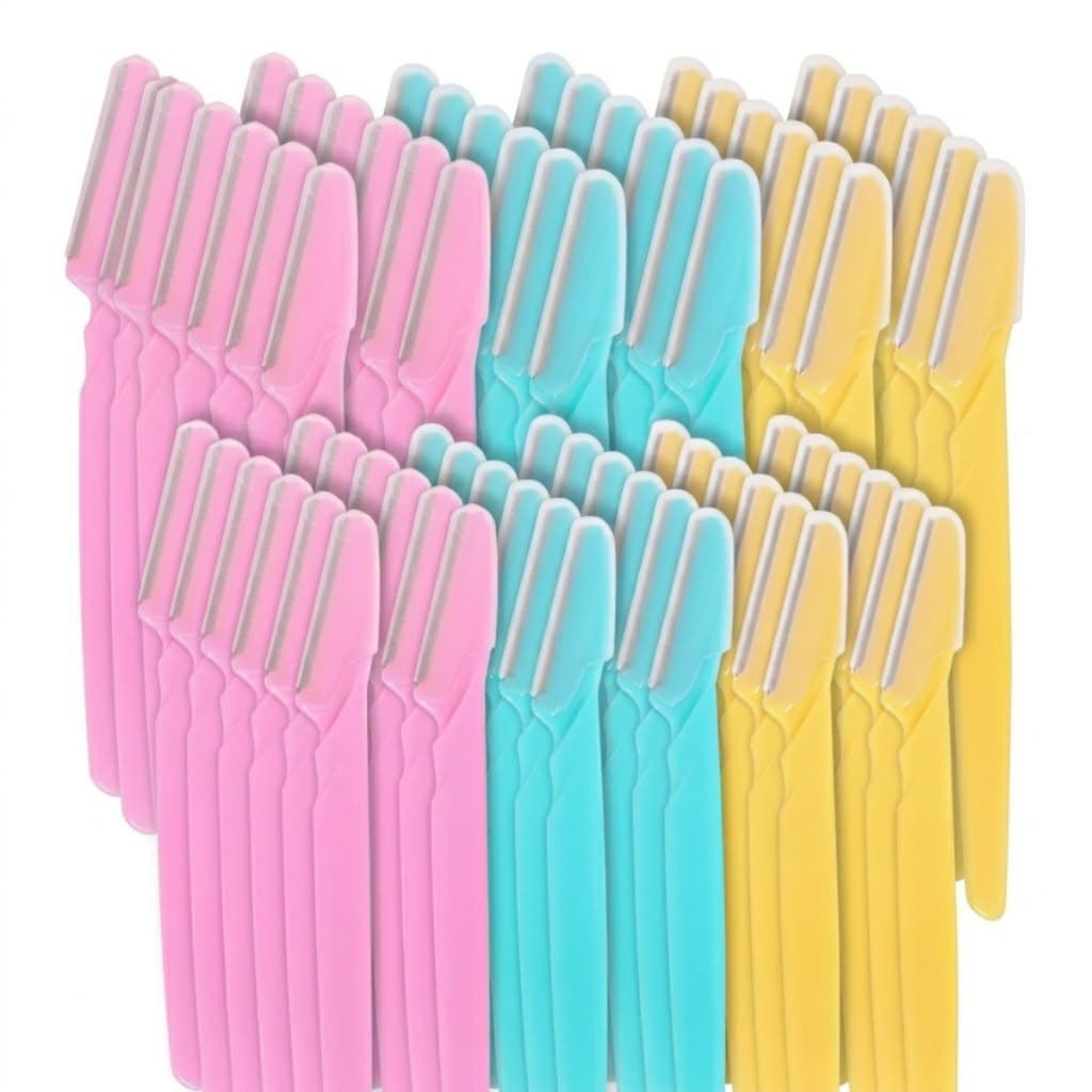 Kit 6/12/18 Lâminas Sobrancelha e Rosto Navalha Navalhete para Depilação Facial sobrancelhas buço e axila