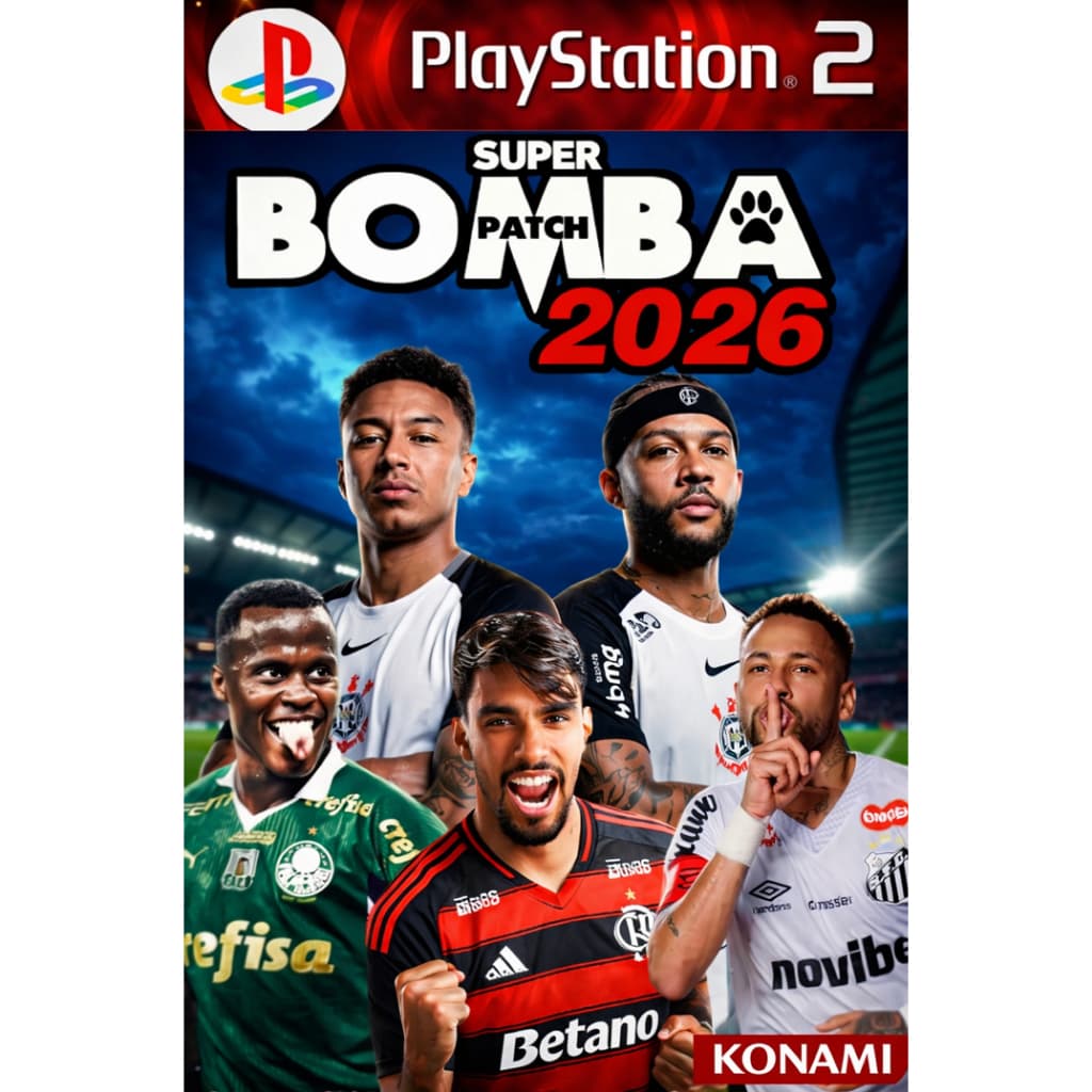 Super Bomba Patch 2026 – Jogo 100% Atualizado PS2 narração Caze TV