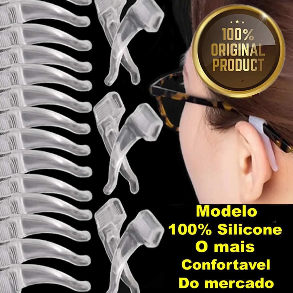 Kit 8/6/4/2 Suporte/trava óculos Armação de oculos Antiderrapante P/ Óculos Em Silicone