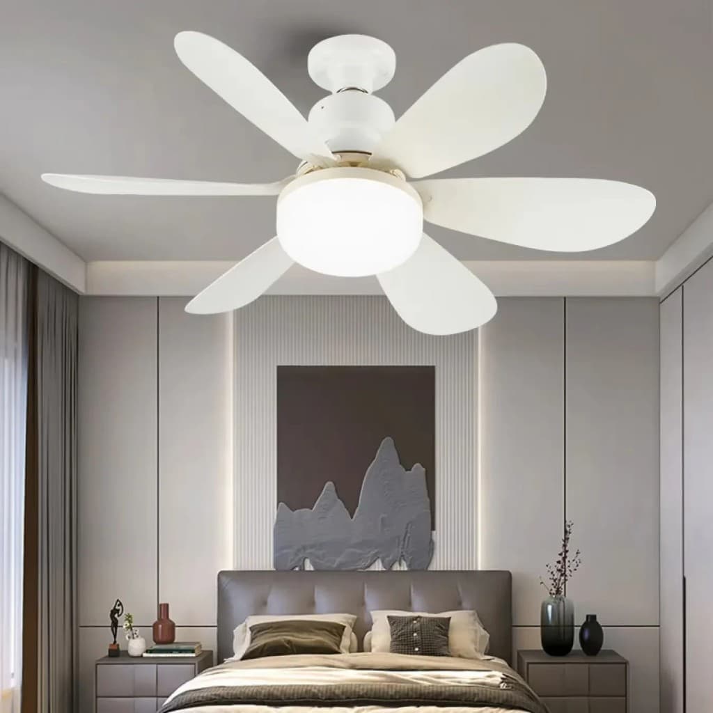 Ventilador de Teto 120W com Controle Remoto LED Fan Light, Iluminação LED, Silencioso, Econômico Leve