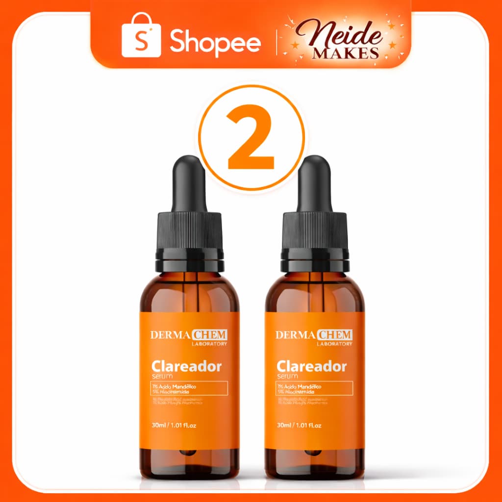 Kit 2  Sérum Clear Efeito  Clareador   30ml Dermachem