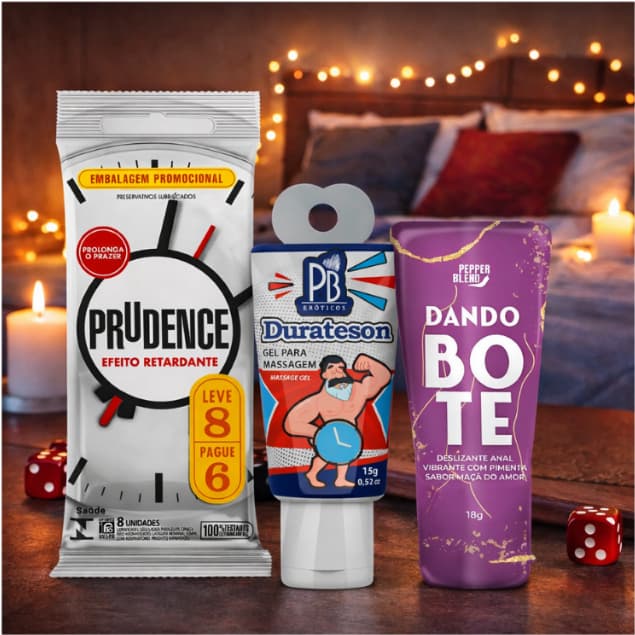 Preservativo Efeito Retardante Kit Sensação Retardante