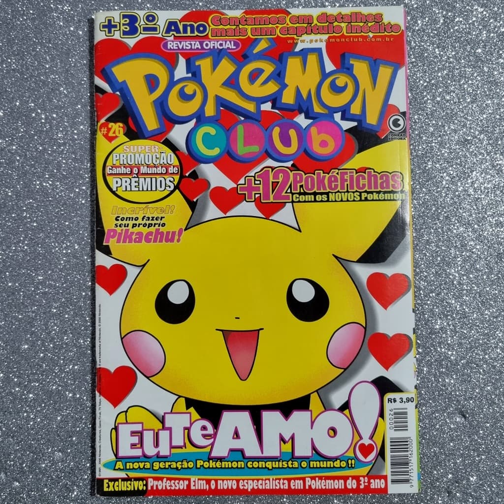 Revista Pokemon Club Nº 26 (com pokefichas) (2000)