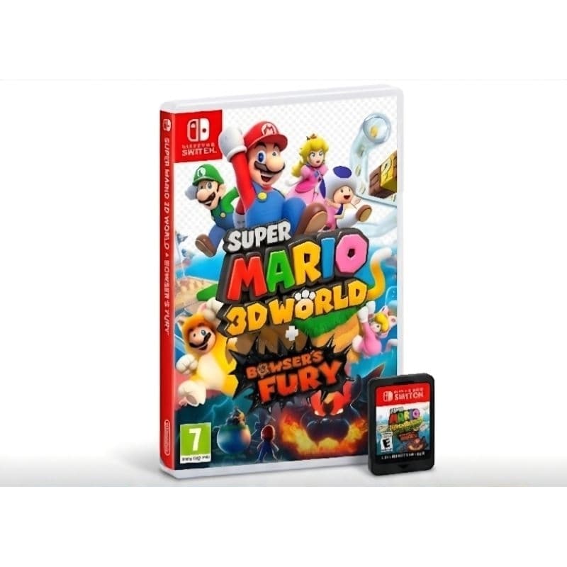 Jogo Super Mario 3D World + Bowser"s Fury Nintendo Switch Mídia Física