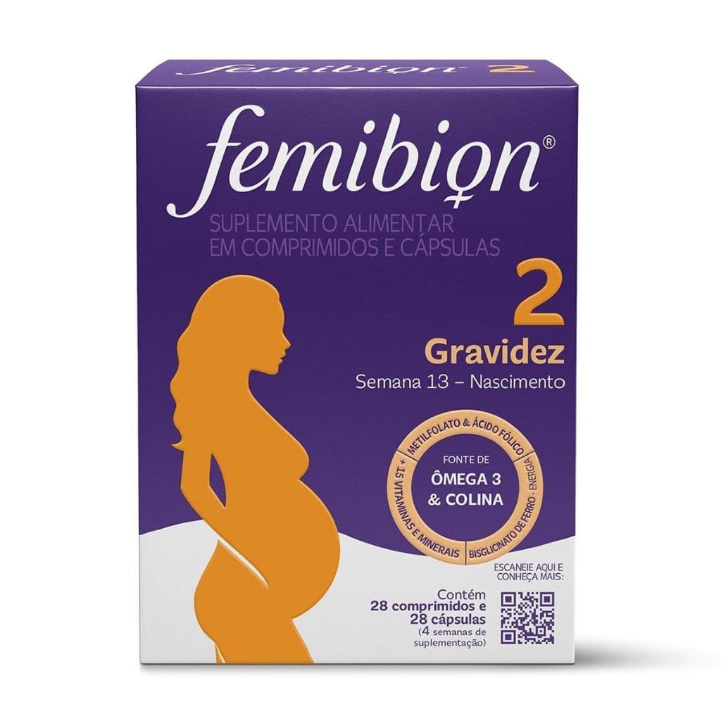FEMIBION 2 GRAVIDEZ 28 COMPRIMIDOS E 28 CAPSULAS