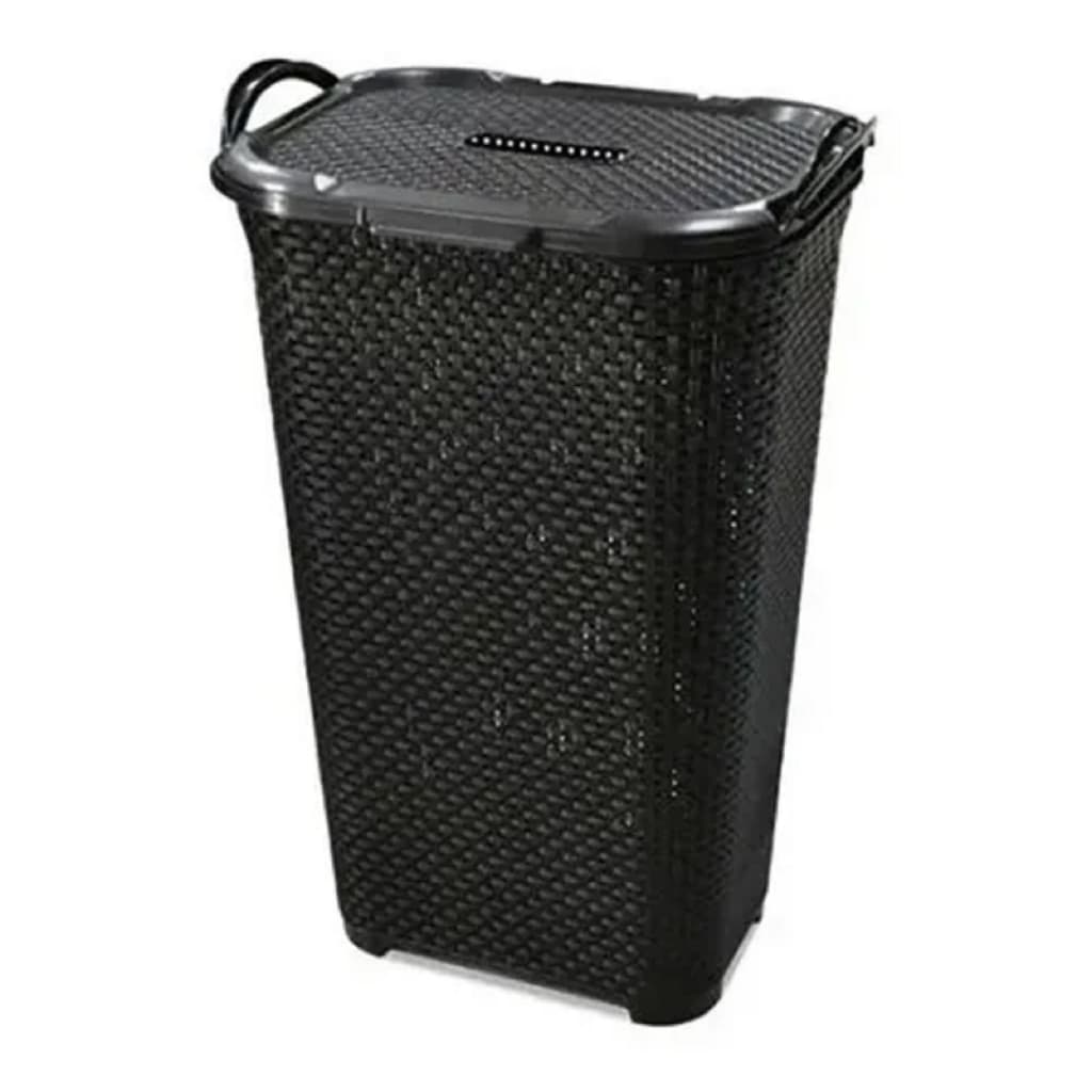 Cesto Organizador Rattan Vime 50 Litros Para Roupas Roupeiro