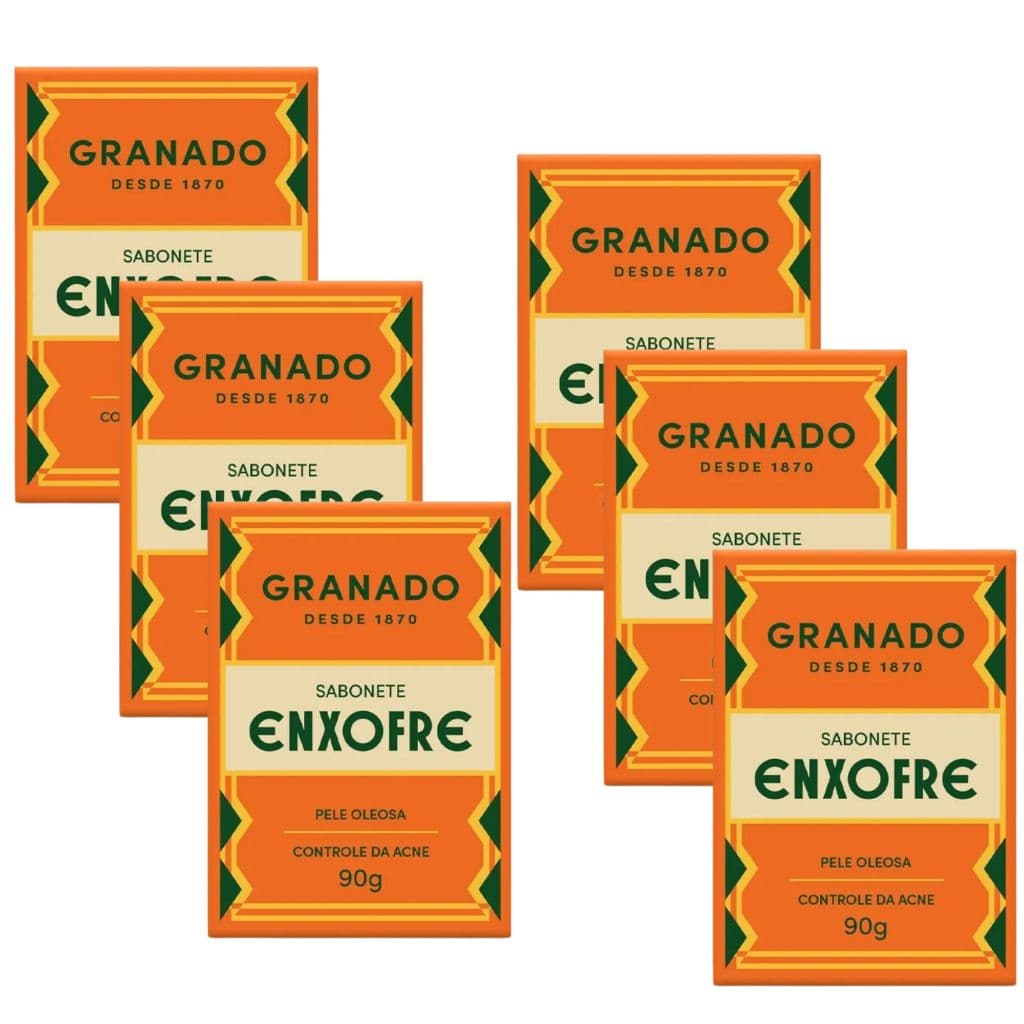Kit 6 Sabonete de Enxofre 90gr Antiacne