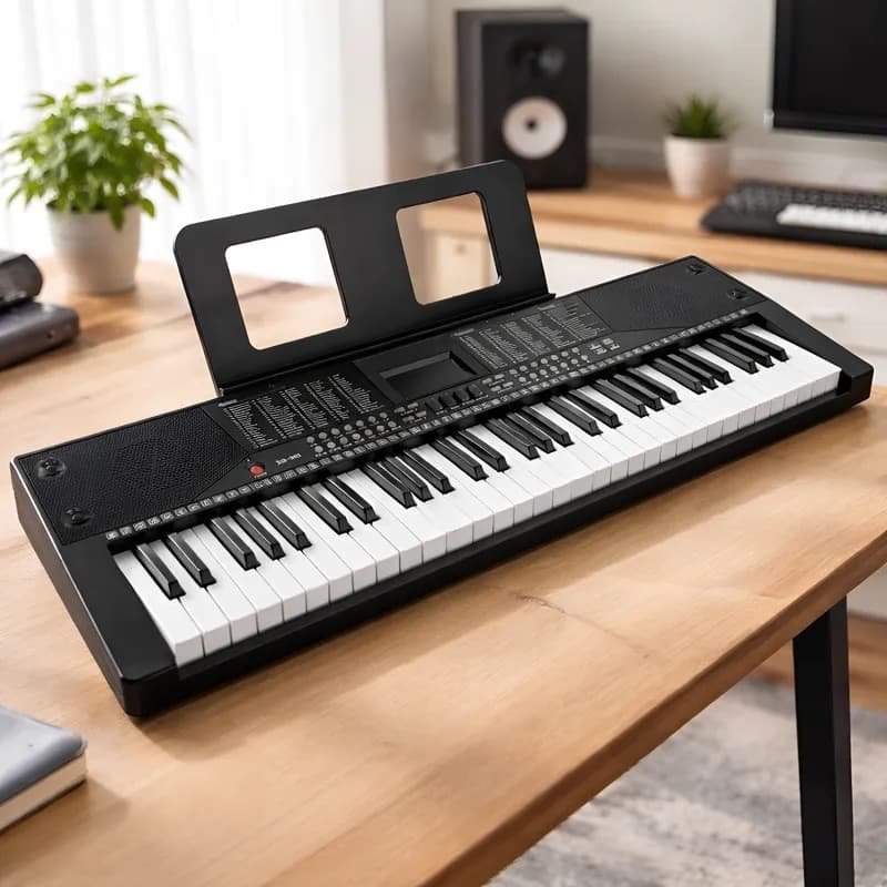 Teclado Iniciante Piano Musical Eletronico 61 Teclas