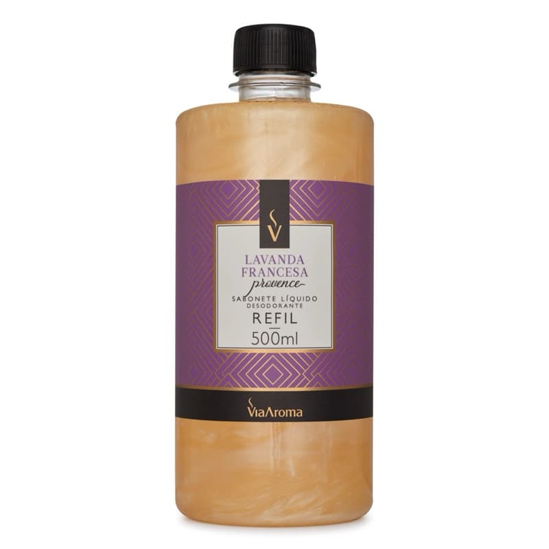 Refil Sabonete Líquido Via Aroma 500ml Linha Clássica Completa - Escolha sua Fragrancia